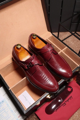 Salvatore Ferragamo Business Men Shoes--056